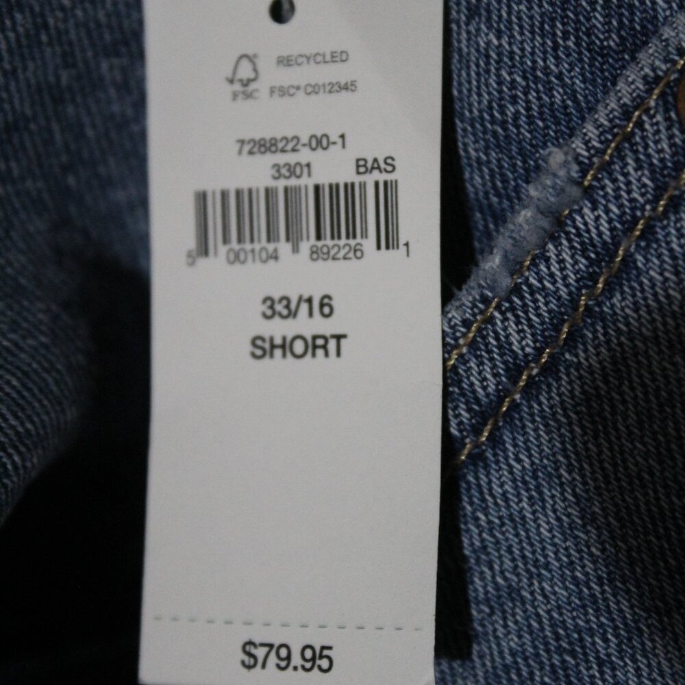 Gap 33/16 short denim jeans (1466) - Picture 12 of 12